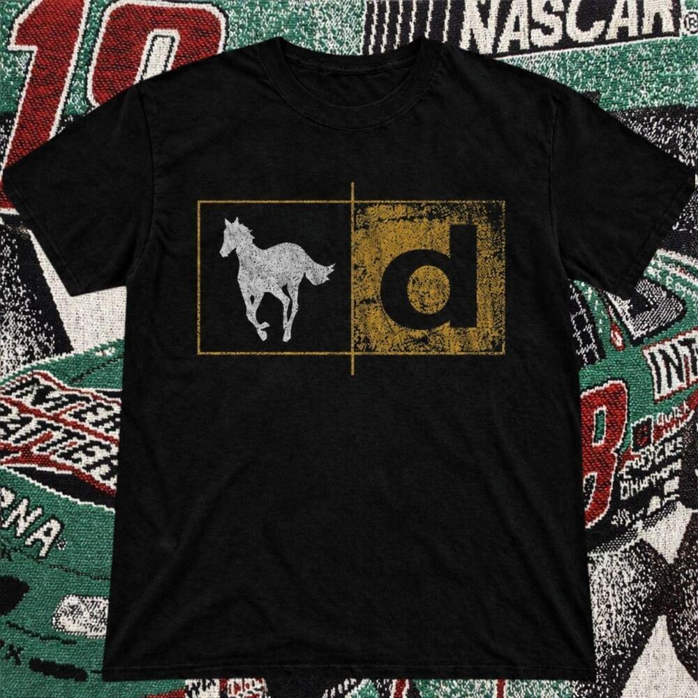 Horse Logo Graphic Tee Black Unisex